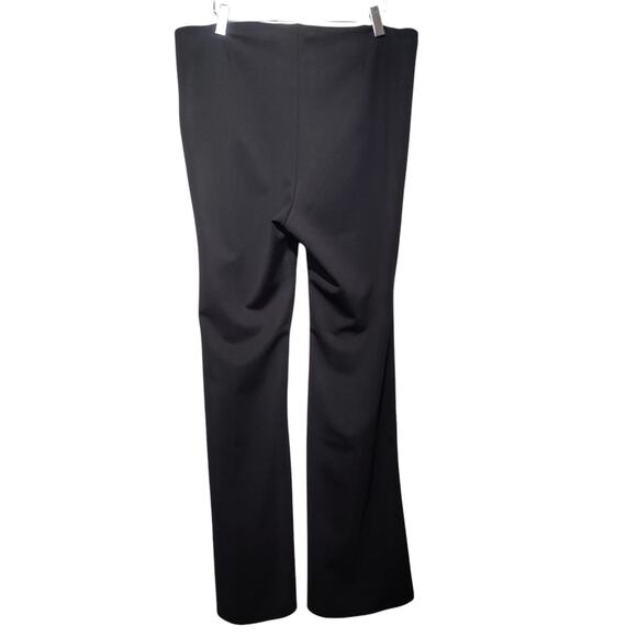 7 Diamonds Womens Sz L Rev Ribbed Flare Stretch Pull On Pants Long Length - Picture 5 of 5